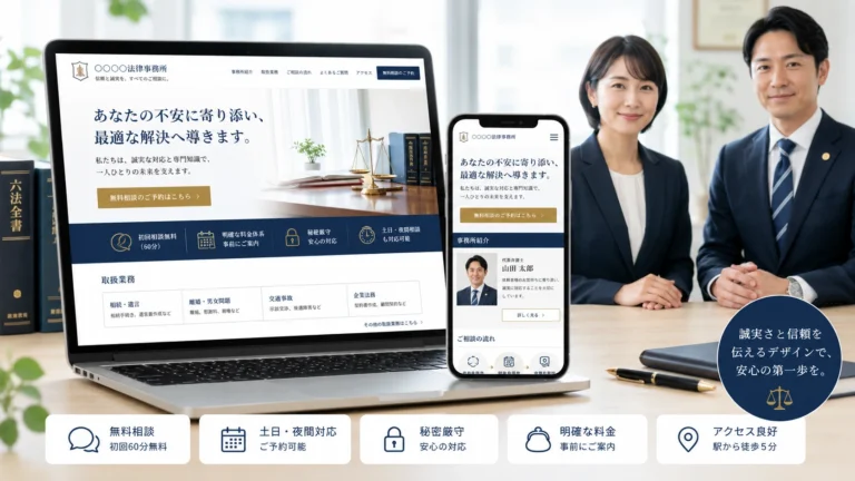 士業サイトに必要な誠実なデザイン