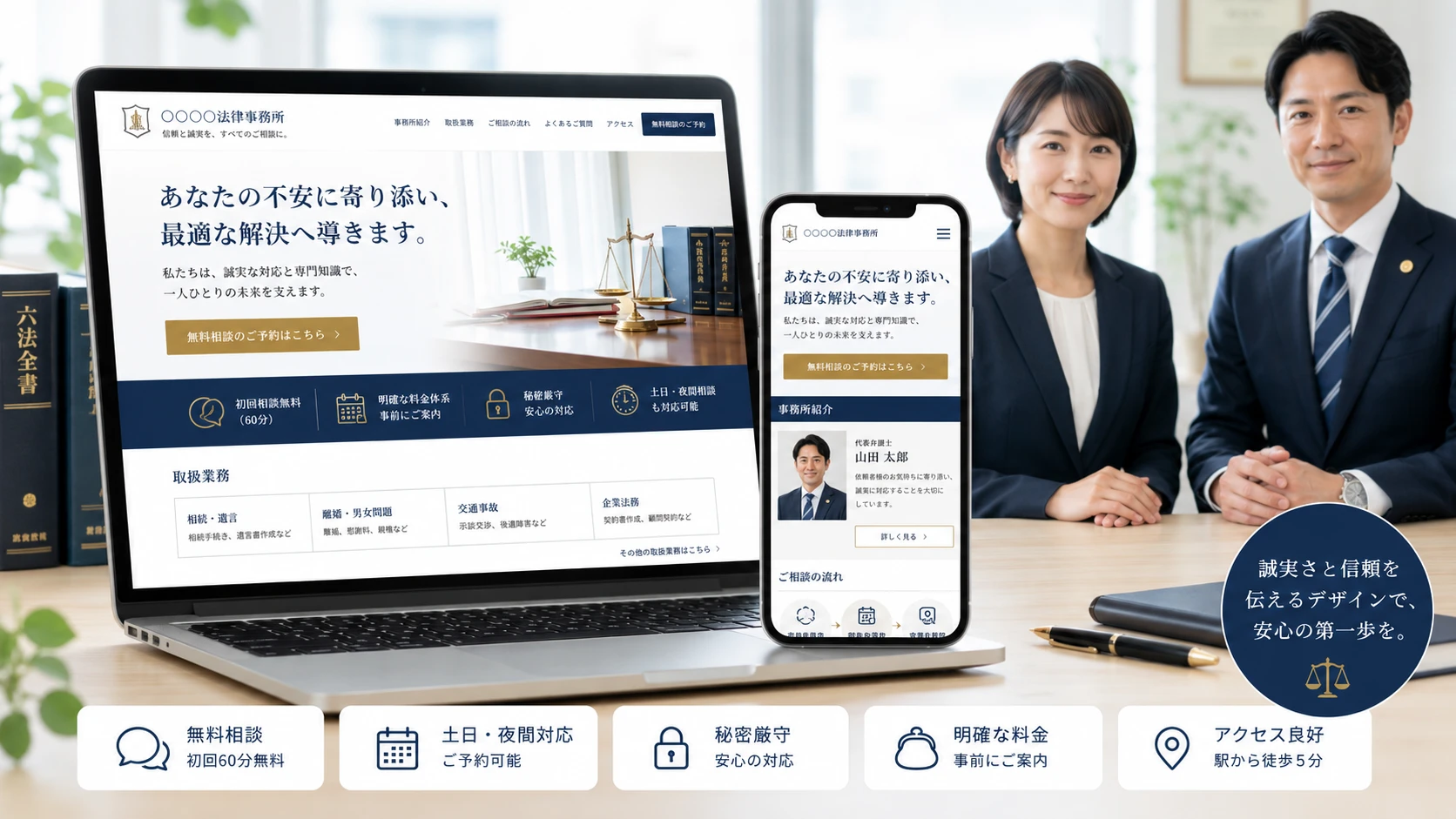 士業サイトに必要な誠実なデザイン