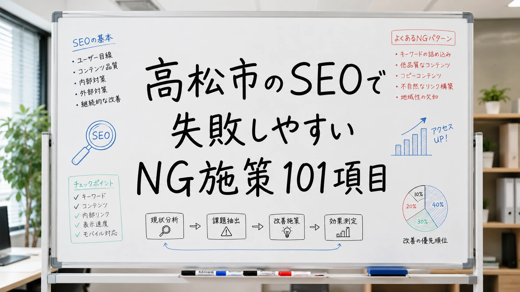 高松市のSEOで失敗しやすいNG施策101項目