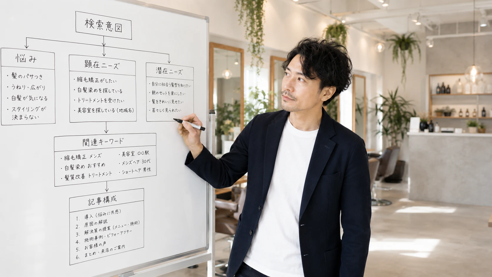 検索意図を構造化するフレーム