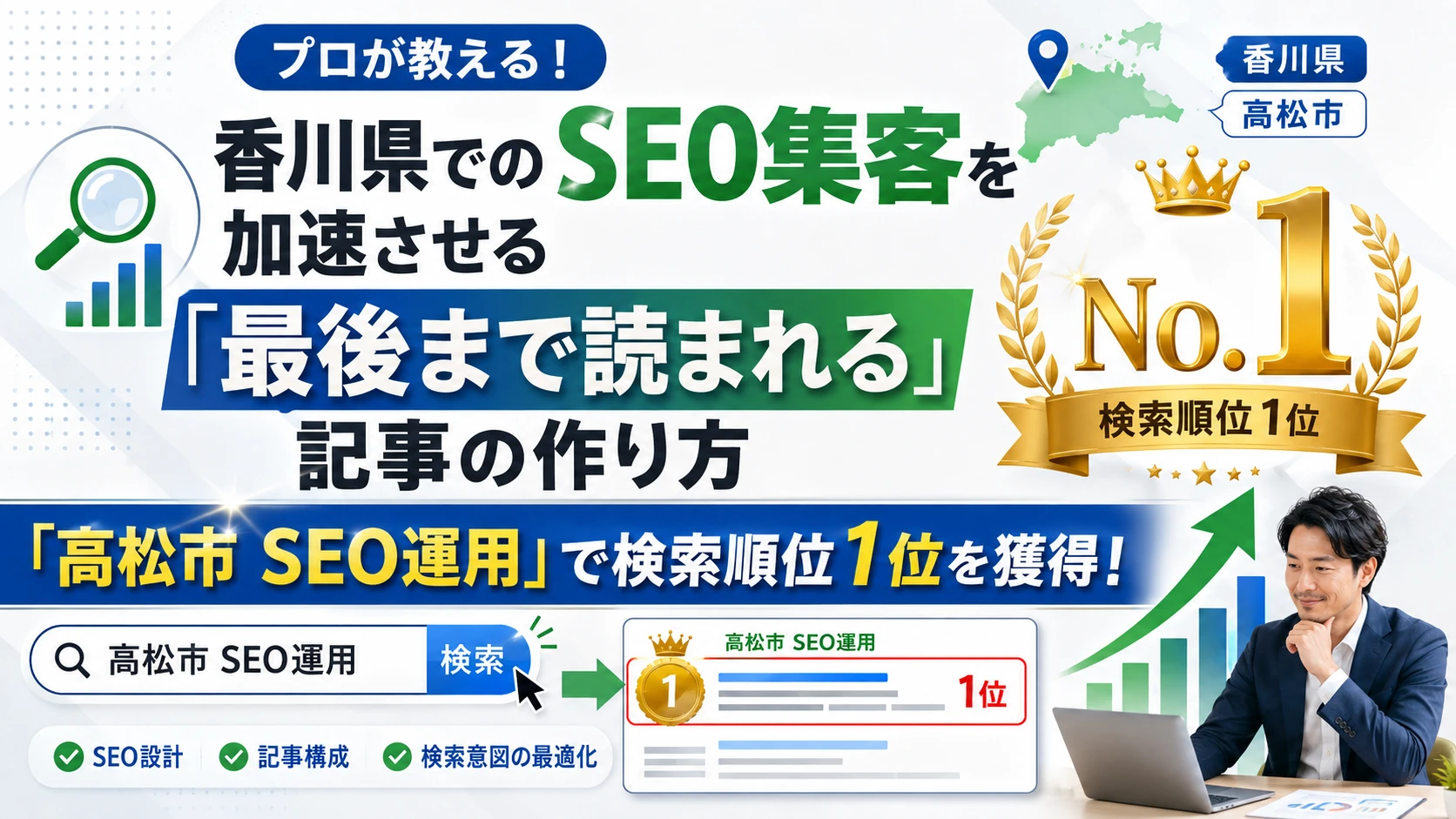 プロが教える！香川県でのSEO集客を加速させる「最後まで読まれる」記事の作り方