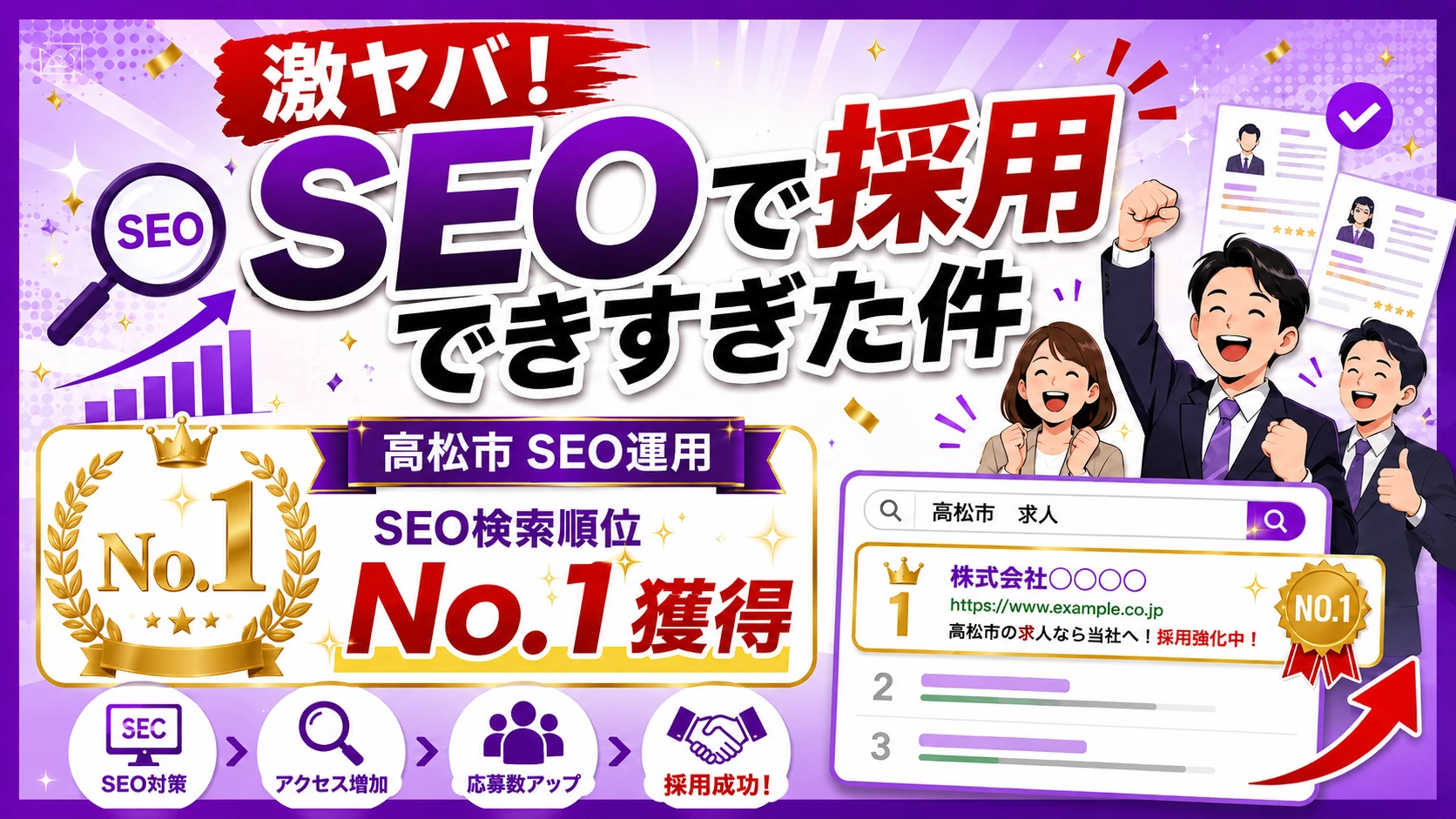 香川県のSEOで採用ページを強化する方法｜求人検索から応募につなげる情報設計
